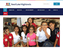 Tablet Screenshot of feedlakehighlands.com